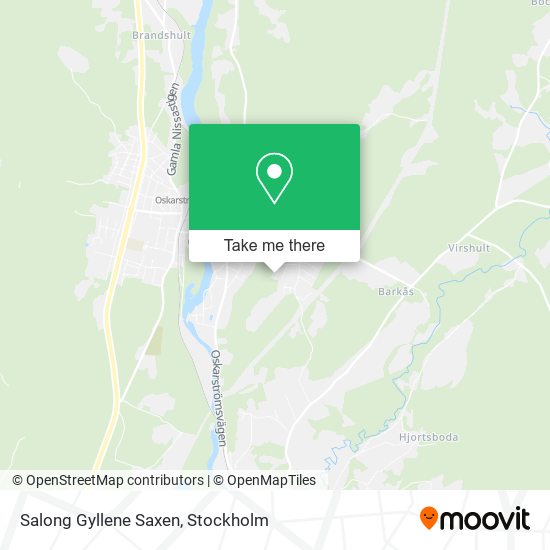 Salong Gyllene Saxen map