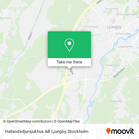 Hallandsdjursjukhus AB Ljungby map