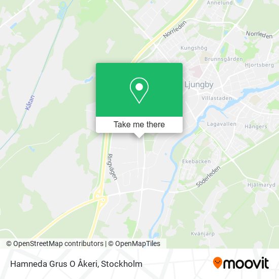 Hamneda Grus O Åkeri map