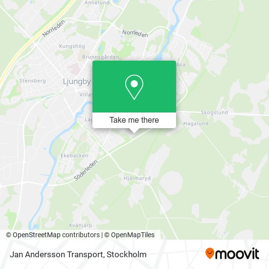 Jan Andersson Transport map