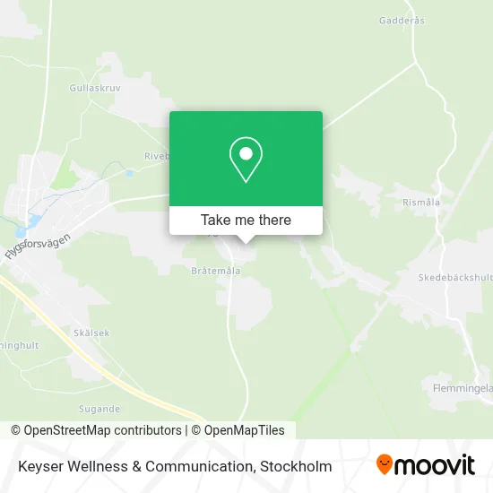 Keyser Wellness & Communication map