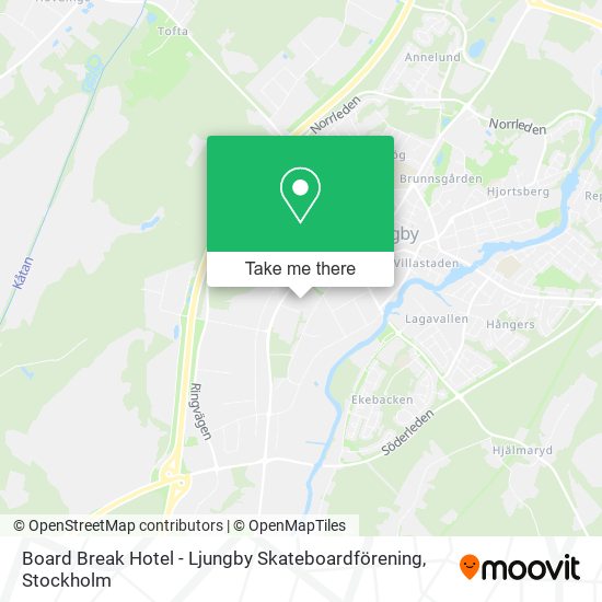 Board Break Hotel - Ljungby Skateboardförening map