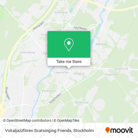Vokaljazzfören Scatsinging Friends map