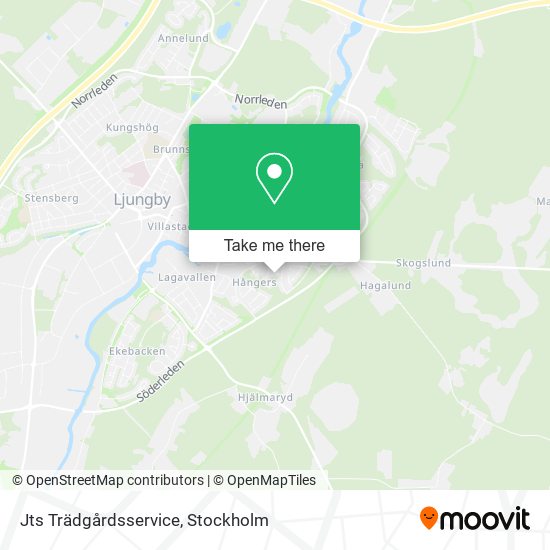 Jts Trädgårdsservice map