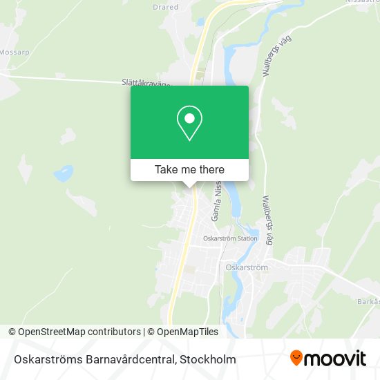 Oskarströms Barnavårdcentral map