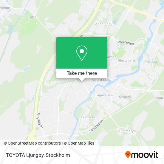 TOYOTA Ljungby map