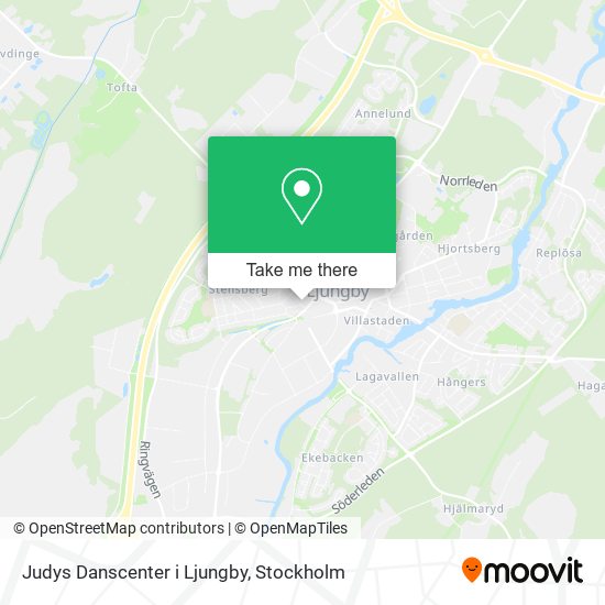 Judys Danscenter i Ljungby map