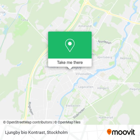 Ljungby bio Kontrast map