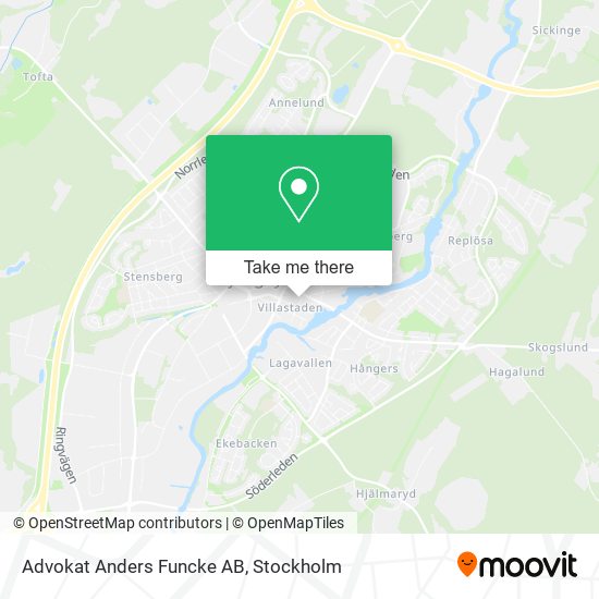 Advokat Anders Funcke AB map