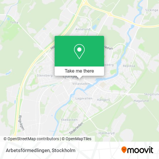 Arbetsförmedlingen map