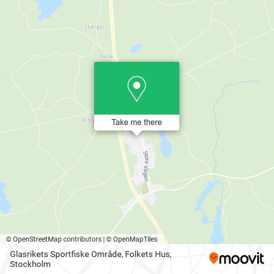 Glasrikets Sportfiske Område, Folkets Hus map