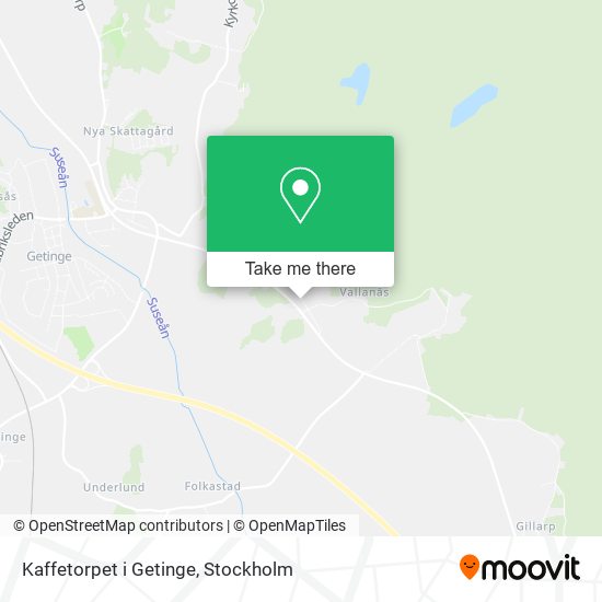 Kaffetorpet i Getinge map