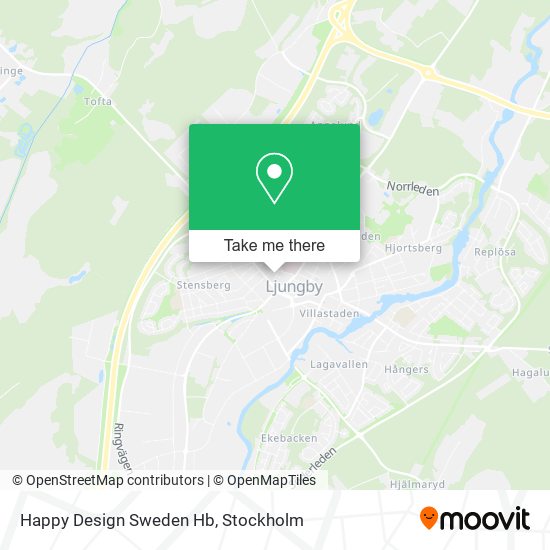 Happy Design Sweden Hb map