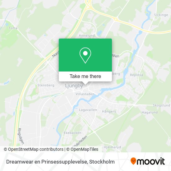 Dreamwear en Prinsessupplevelse map