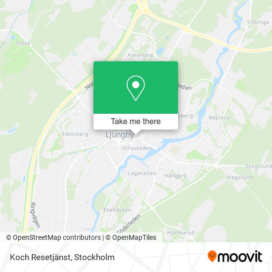 Koch Resetjänst map
