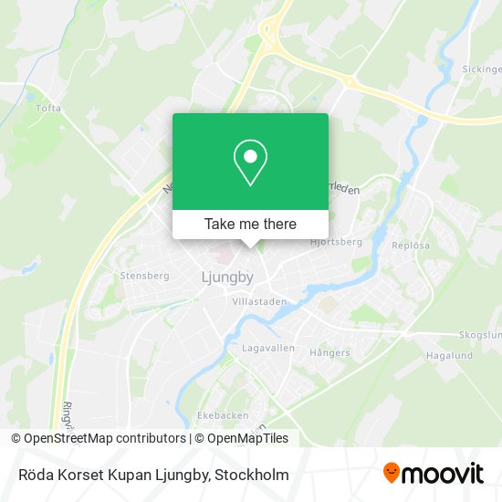 Röda Korset Kupan Ljungby map