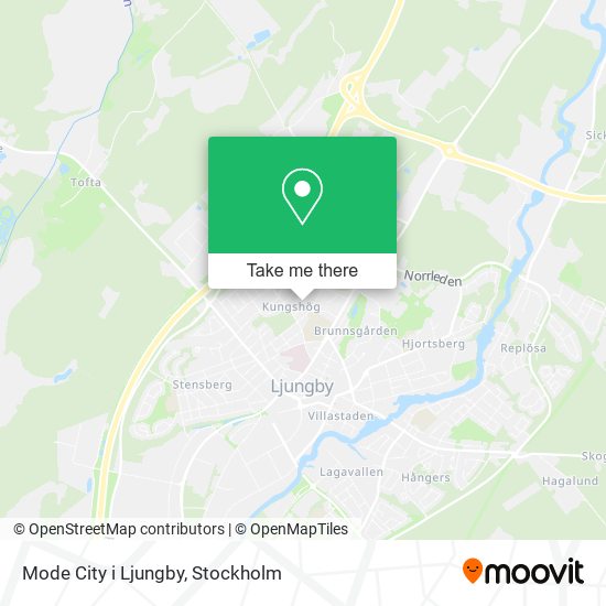 Mode City i Ljungby map