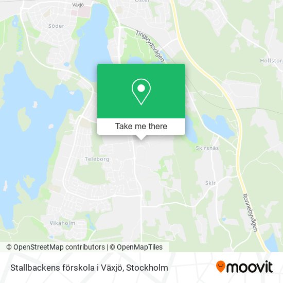 Stallbackens förskola i Växjö map