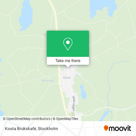 Kosta Brukskafé map