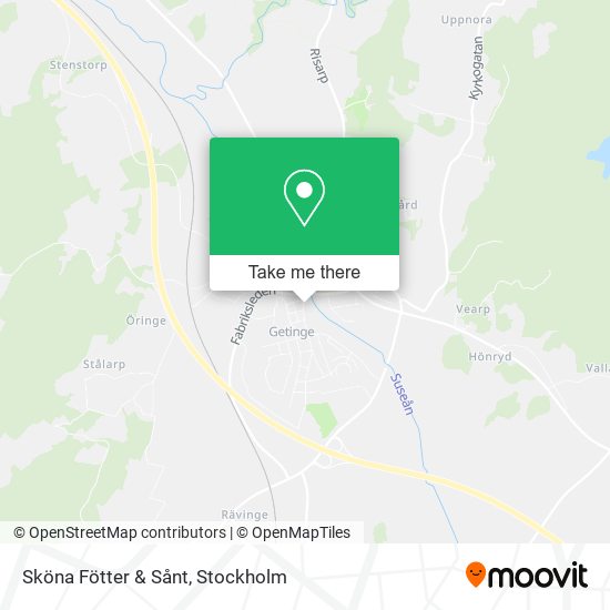 Sköna Fötter & Sånt map