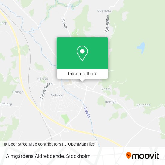 Almgårdens Äldreboende map