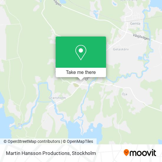 Martin Hansson Productions map