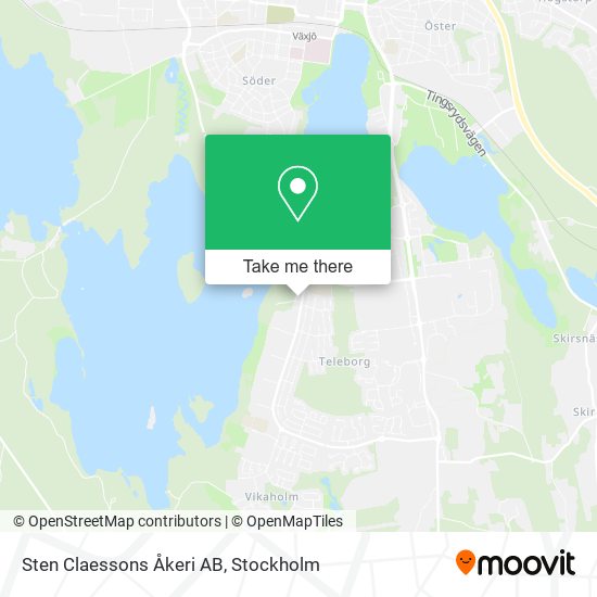 Sten Claessons Åkeri AB map