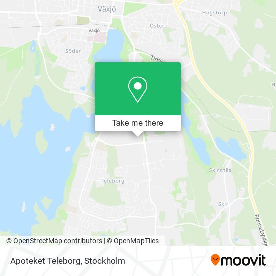 Apoteket Teleborg map