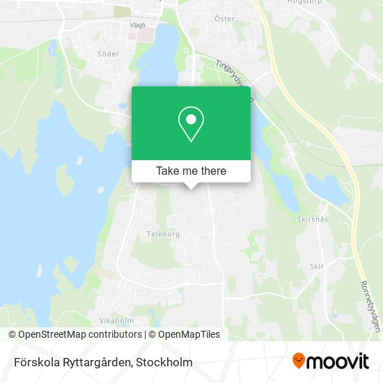 Förskola Ryttargården map