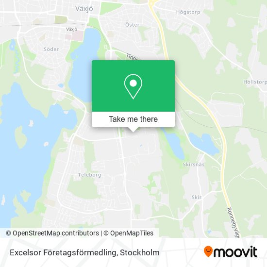 Excelsor Företagsförmedling map