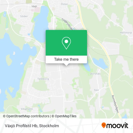 Växjö Profilstil Hb map