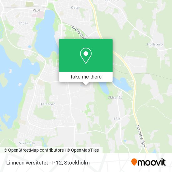 Linnéuniversitetet - P12 map