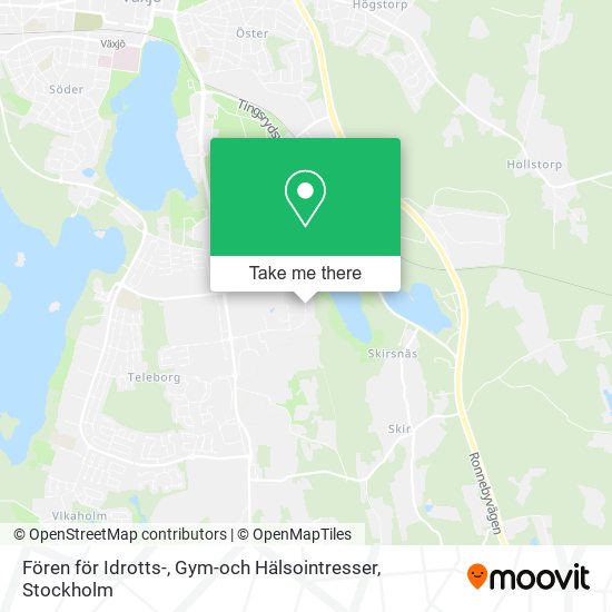 Fören för Idrotts-, Gym-och Hälsointresser map