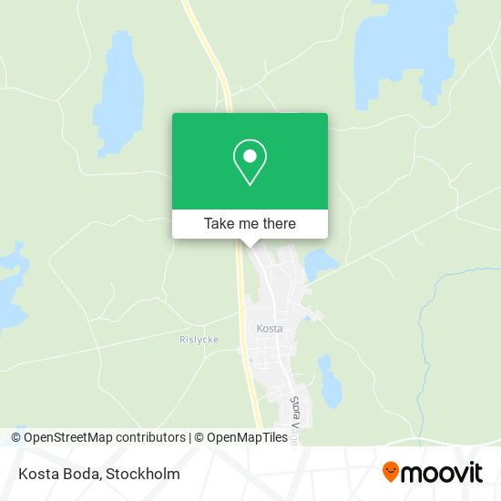 Kosta Boda map