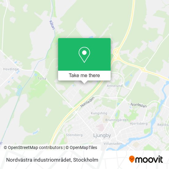 Nordvästra industriområdet map
