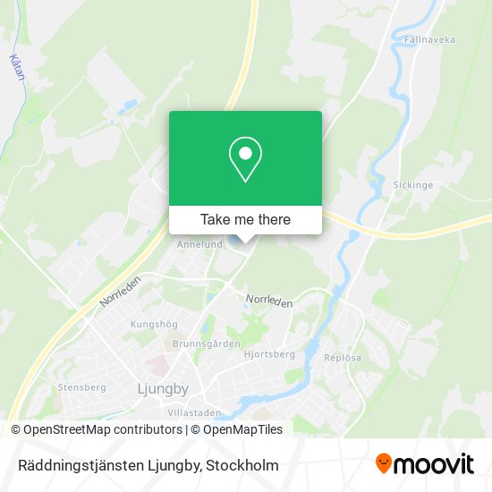 Räddningstjänsten Ljungby map