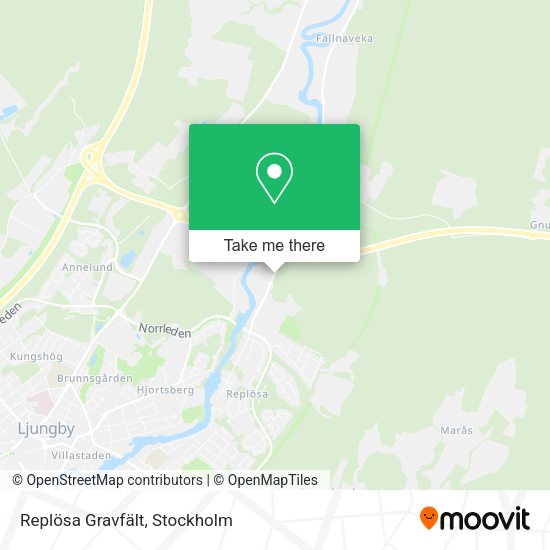 Replösa Gravfält map
