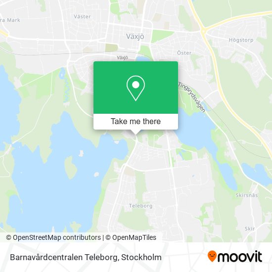 Barnavårdcentralen Teleborg map