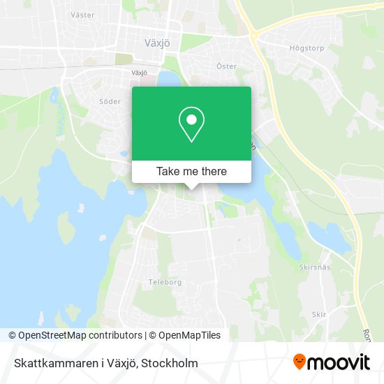 Skattkammaren i Växjö map