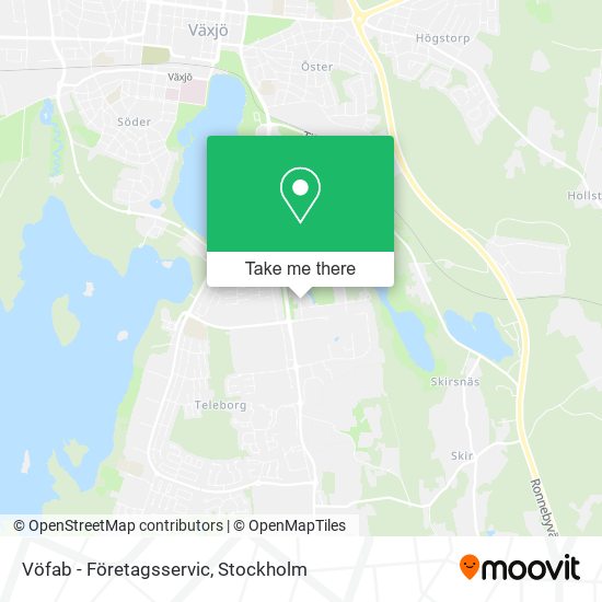 Vöfab - Företagsservic map