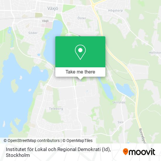 Institutet för Lokal och Regional Demokrati (Id) map