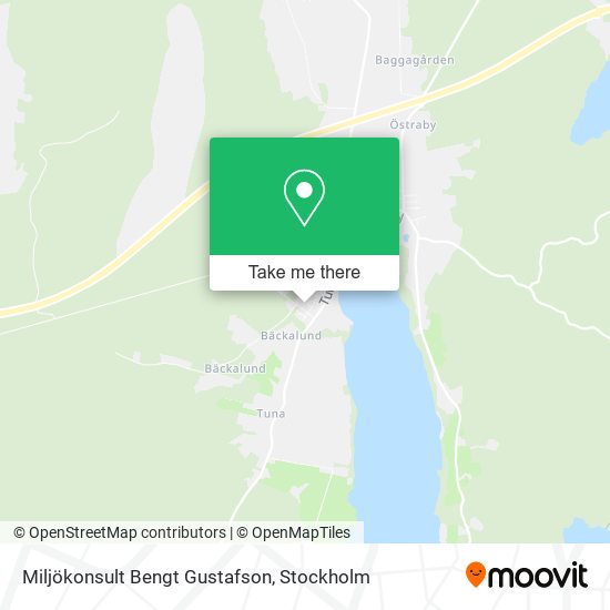 Miljökonsult Bengt Gustafson map