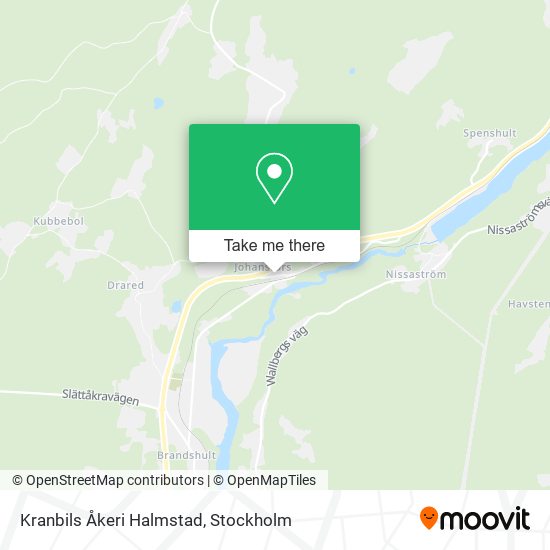 Kranbils Åkeri Halmstad map