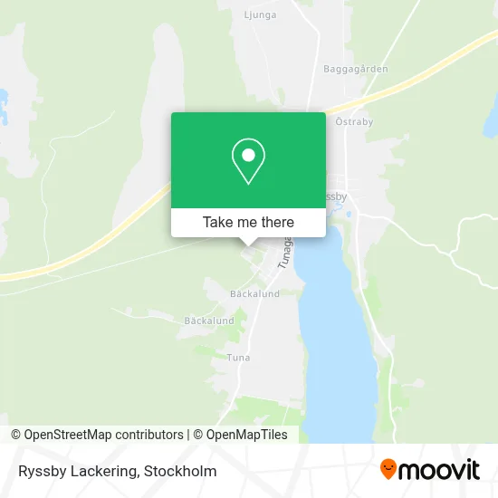 Ryssby Lackering map