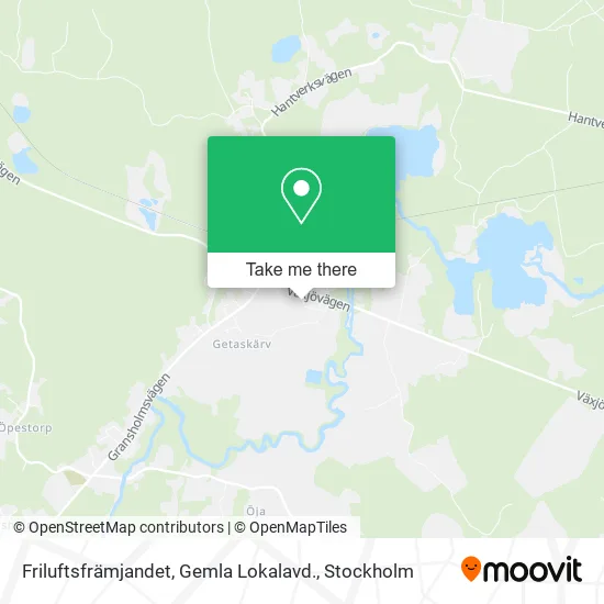Friluftsfrämjandet, Gemla Lokalavd. map