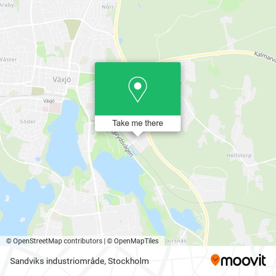 Sandviks industriområde map