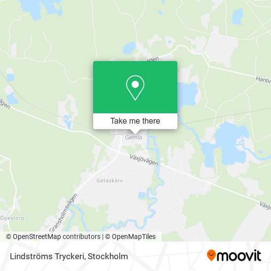Lindströms Tryckeri map