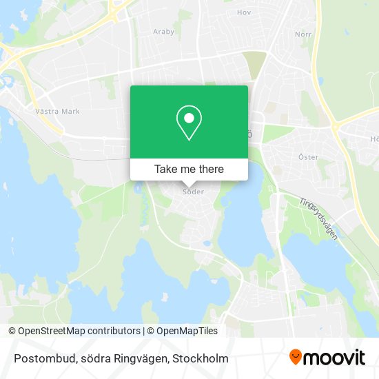 Postombud, södra Ringvägen map