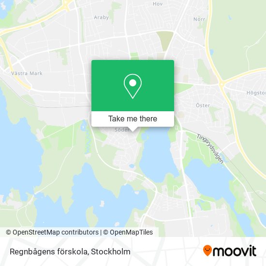 Regnbågens förskola map