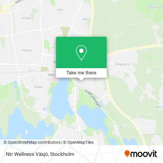Ntr Wellness Växjö map